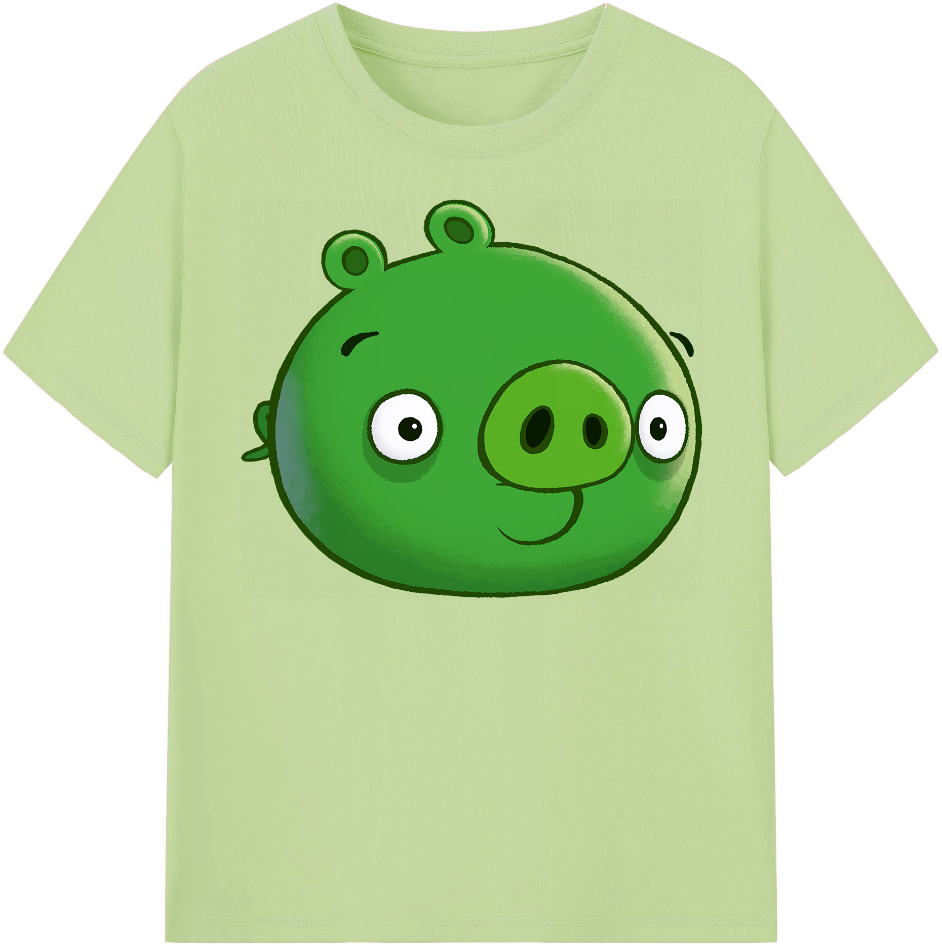 （画像用） Angry Birds アングリーバード 綿100％半袖Tシャツ（フロントプリント）